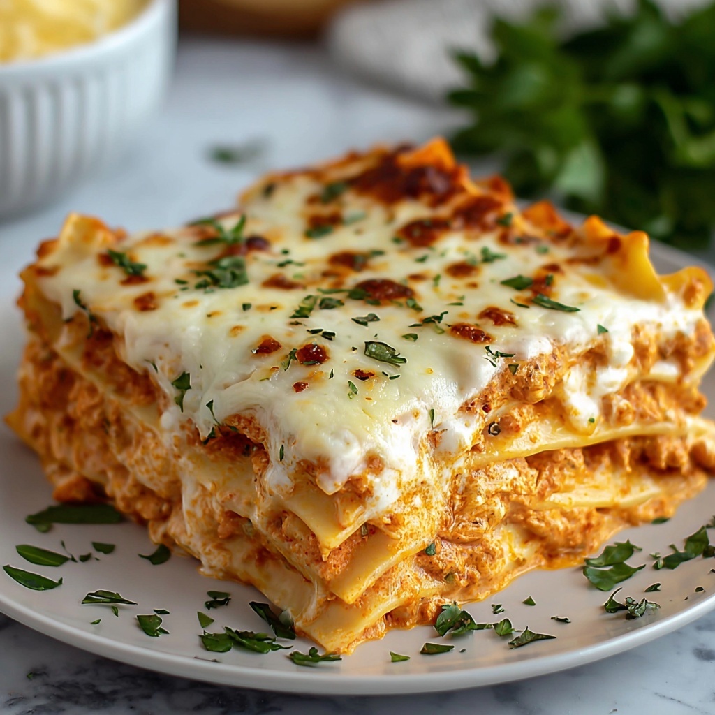 Buffalo Chicken Lasagna: A Delicious Twist on a Classic Recipe - Recipe Image