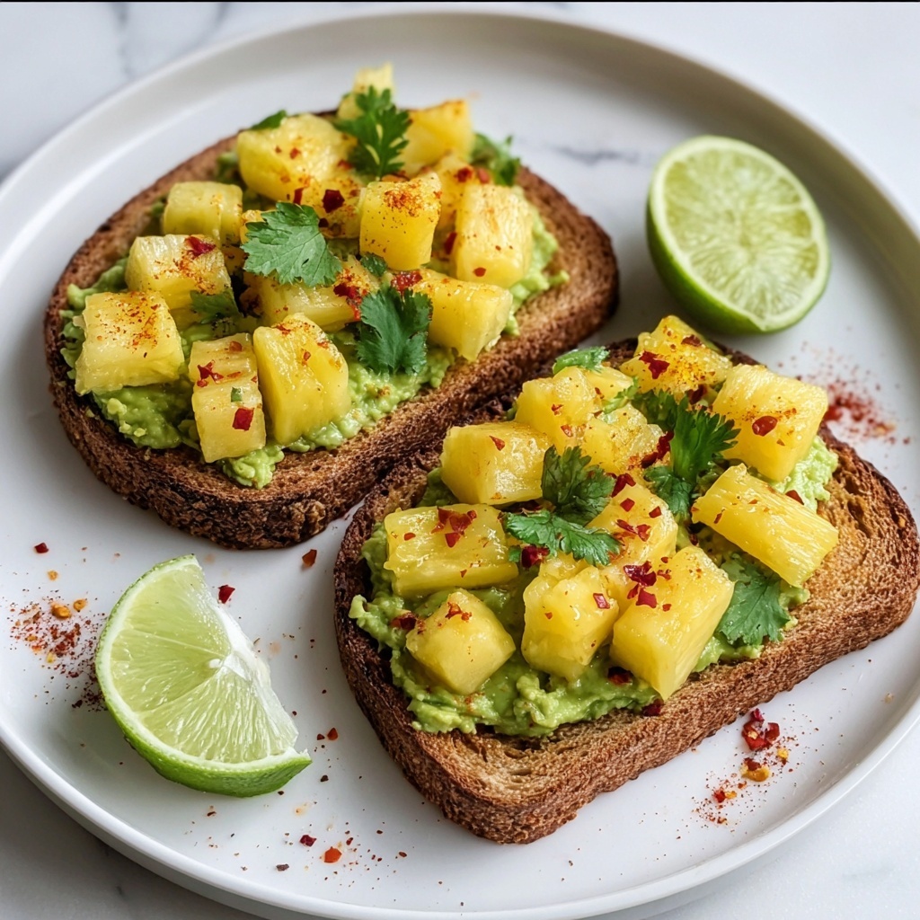 Tropical Avocado Toast Recipe - Recipe Image