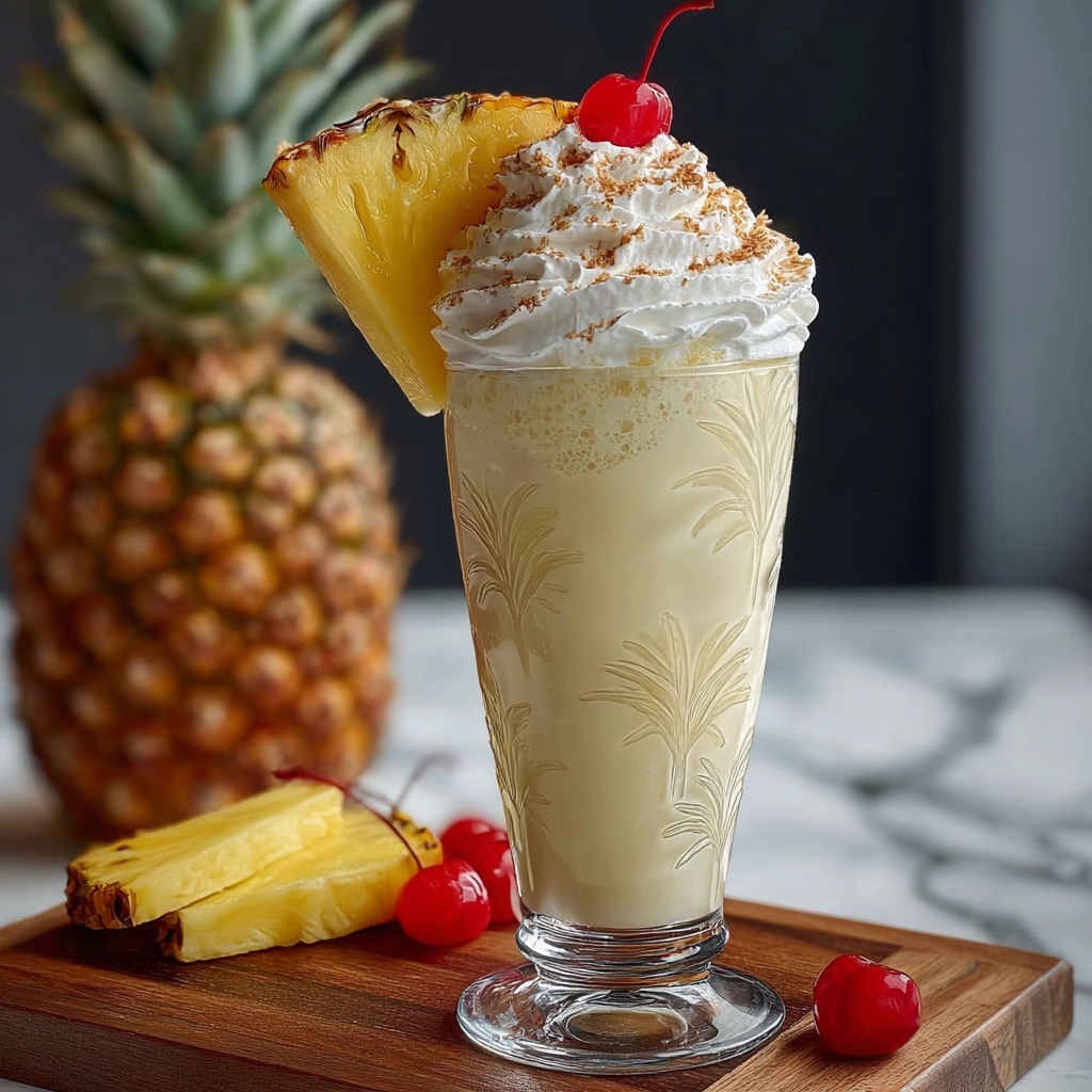 Pina Colada Milkshake: The Ultimate Tropical Treat Recipe - Recipe Image