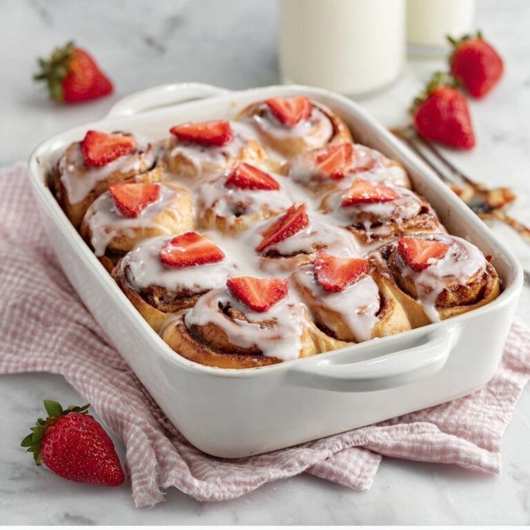 Strawberry Cinnamon Rolls Recipe