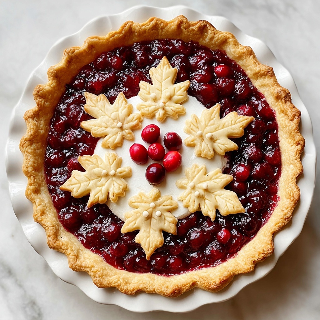 Cranberry Orange Custard Pie Recipe - Recipe Image