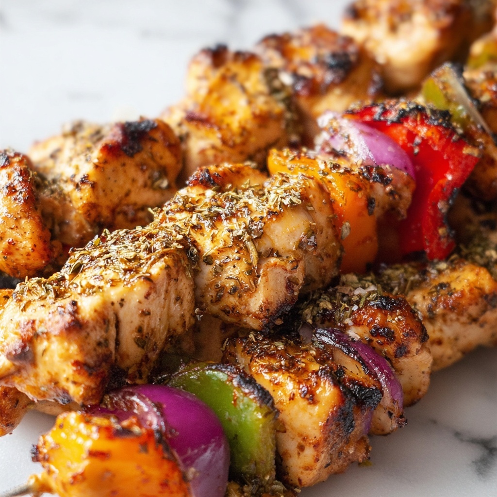Thai Spicy Basil Chicken Skewers Recipe - Recipe Image