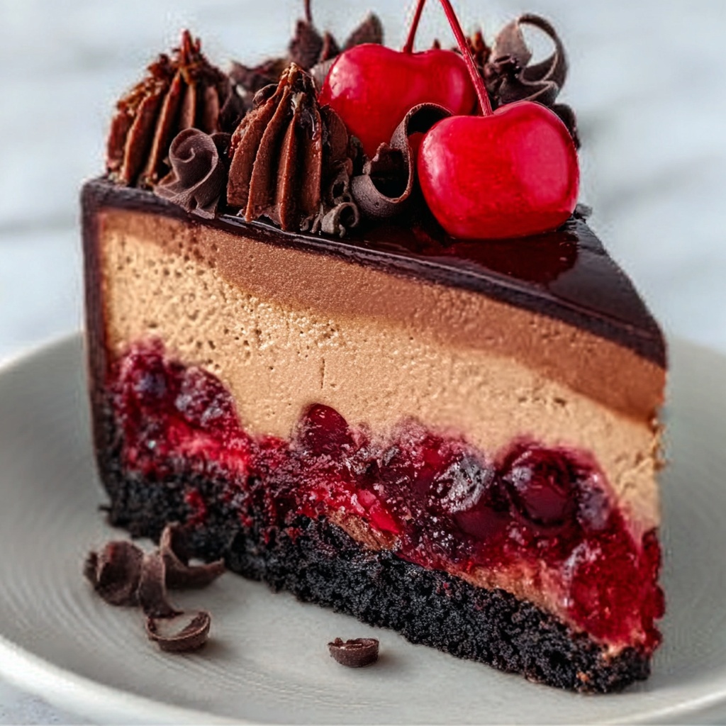 Decadent Cherry Swirl Cake Recipe - Recipe Image