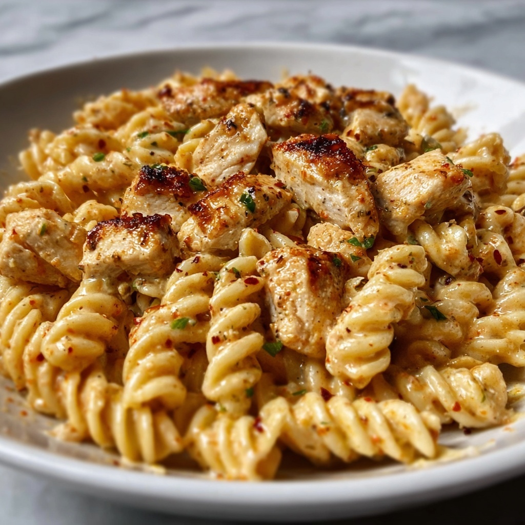 Cajun Cream Cheese Chicken Pasta Bake Recipe - Recipe Image