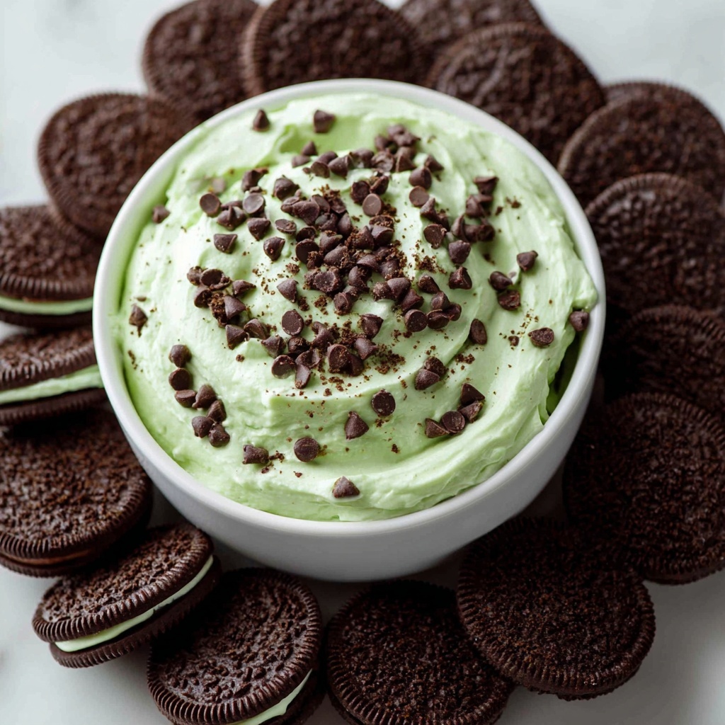 Mint Chocolate Chip Dip Recipe - Recipe Image