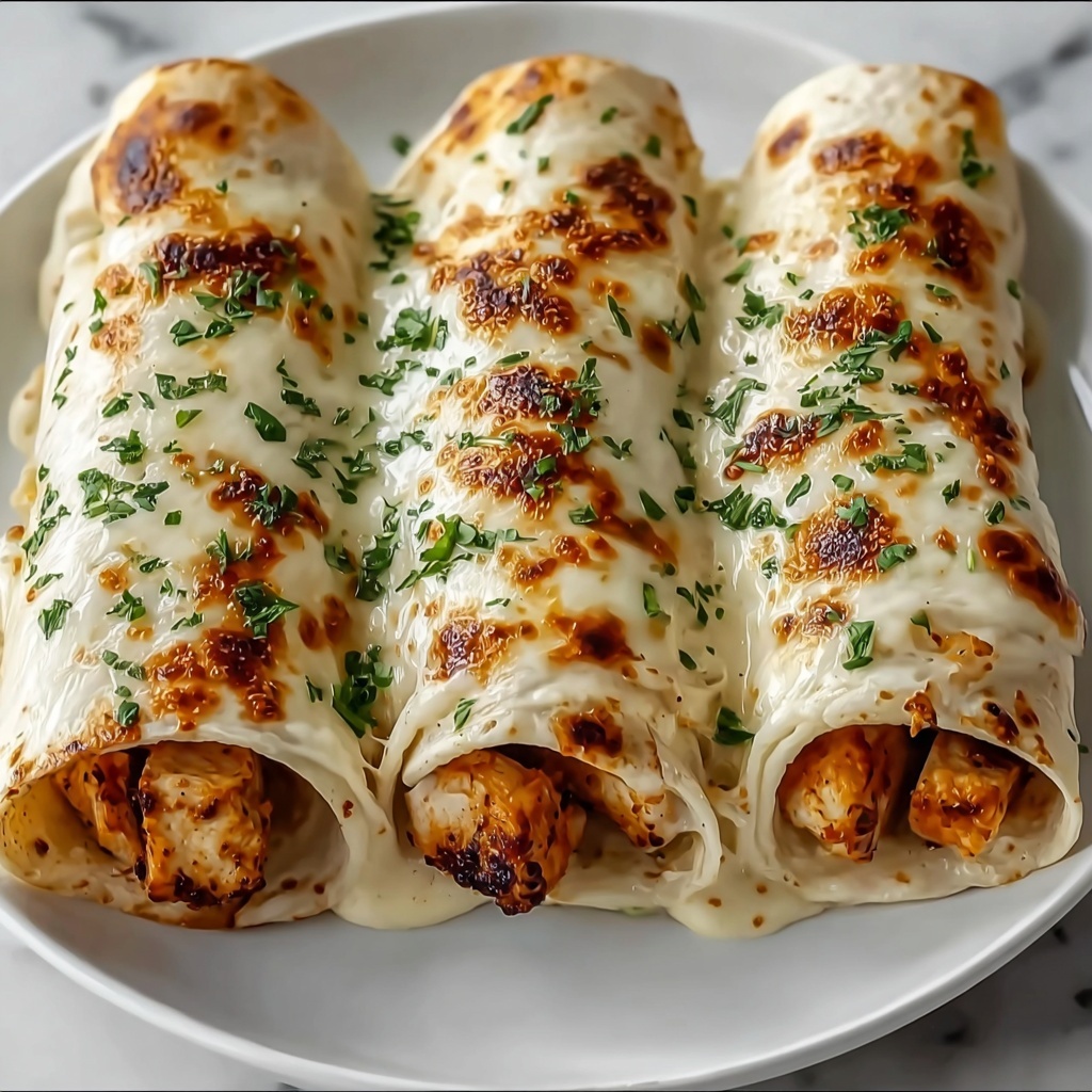 Cheesy Chicken Wraps Recipe - Recipe Image