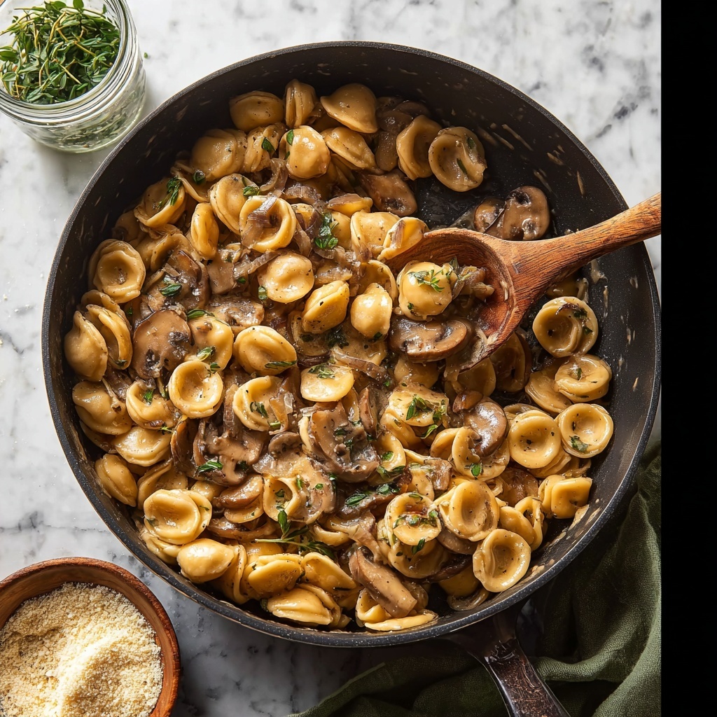 One Pot French Onion Pasta Recipe - Recipe Image