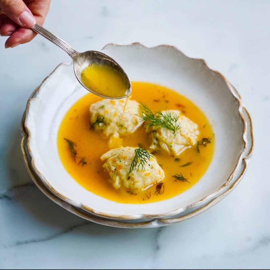 Turmeric Vegetable Matzo Ball Soup Recipe - Recipe Image