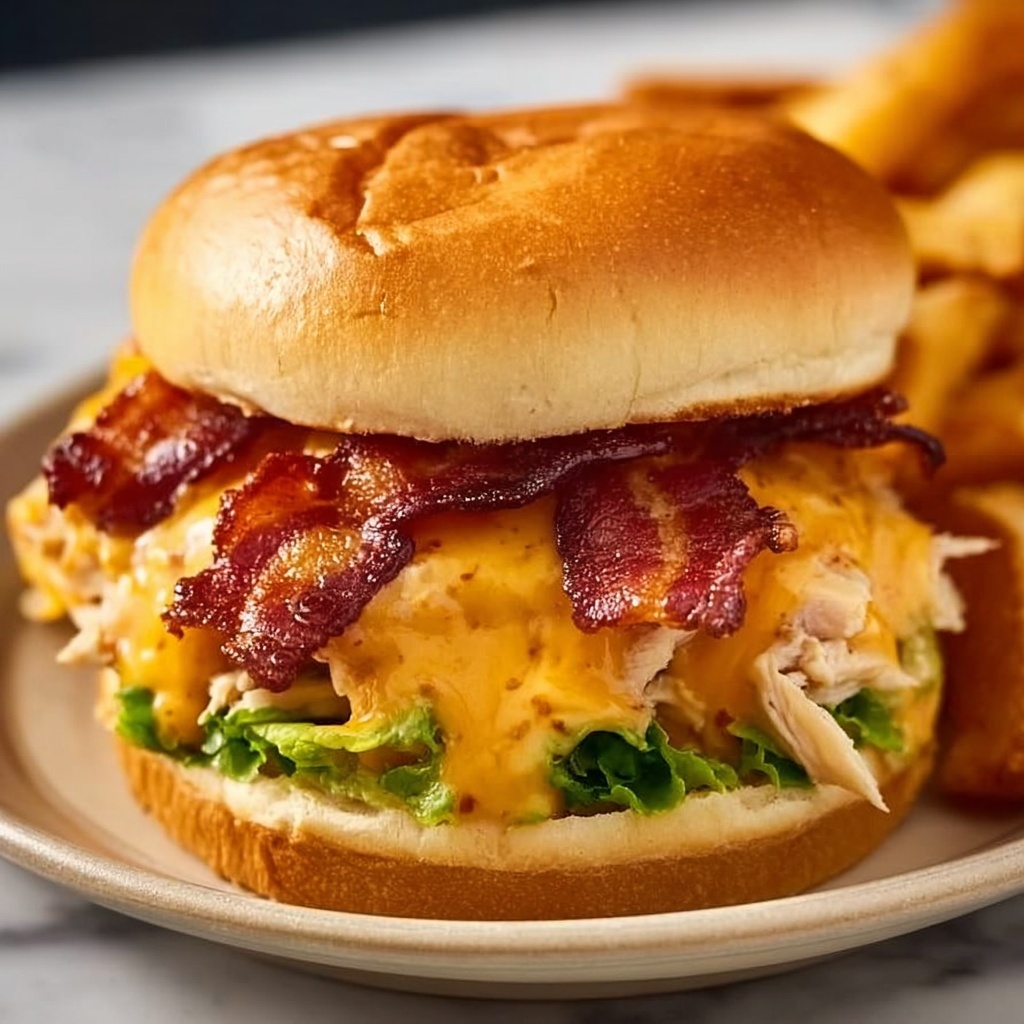 Crock Pot Ranch Chicken Sandwiches Recipe - Recipe Image