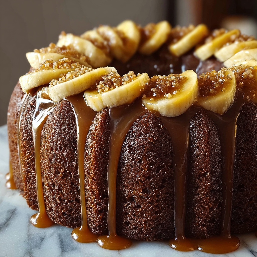 Caramelized Peach and Brown Sugar Pound Cake Recipe - Recipe Image