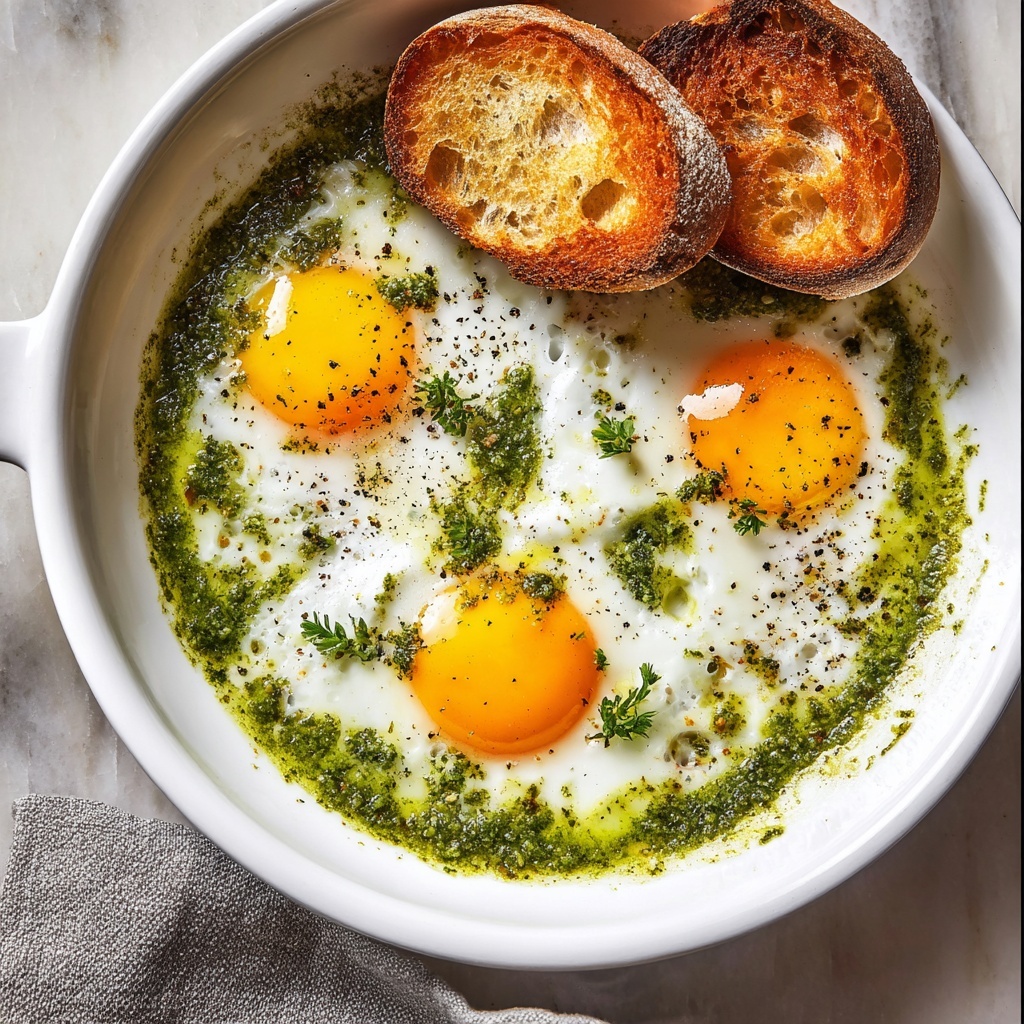 Pesto Eggs Recipe - Recipe Image