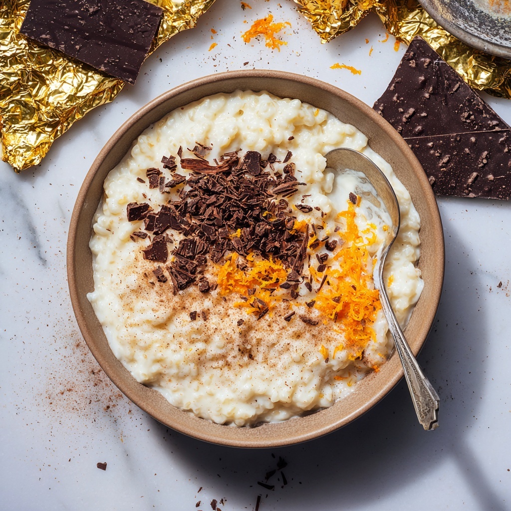 Creamy Orange-Infused Rice Pudding Recipe - Recipe Image