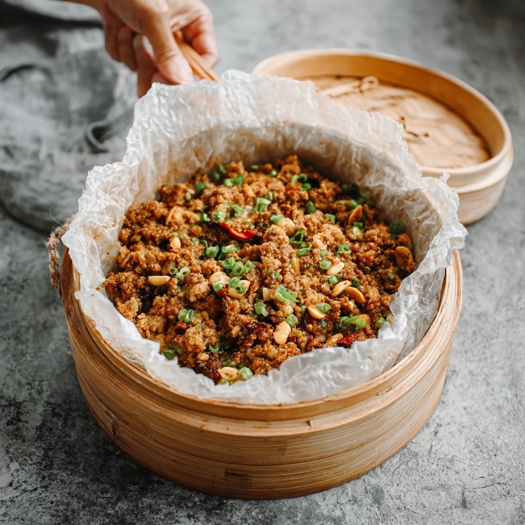 Chinese Savoury Sticky Rice Recipe - Recipe Image