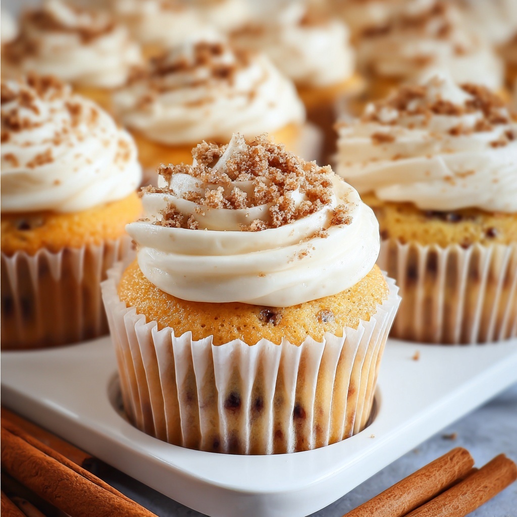 Cinnamon Roll Cupcakes Recipe - Recipe Image