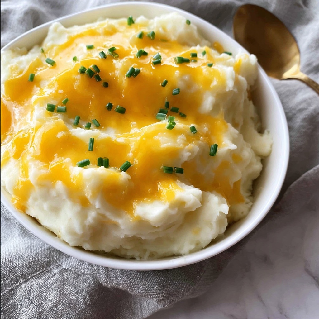 Baked Cheesy Mashed Potatoes Recipe - Recipe Image
