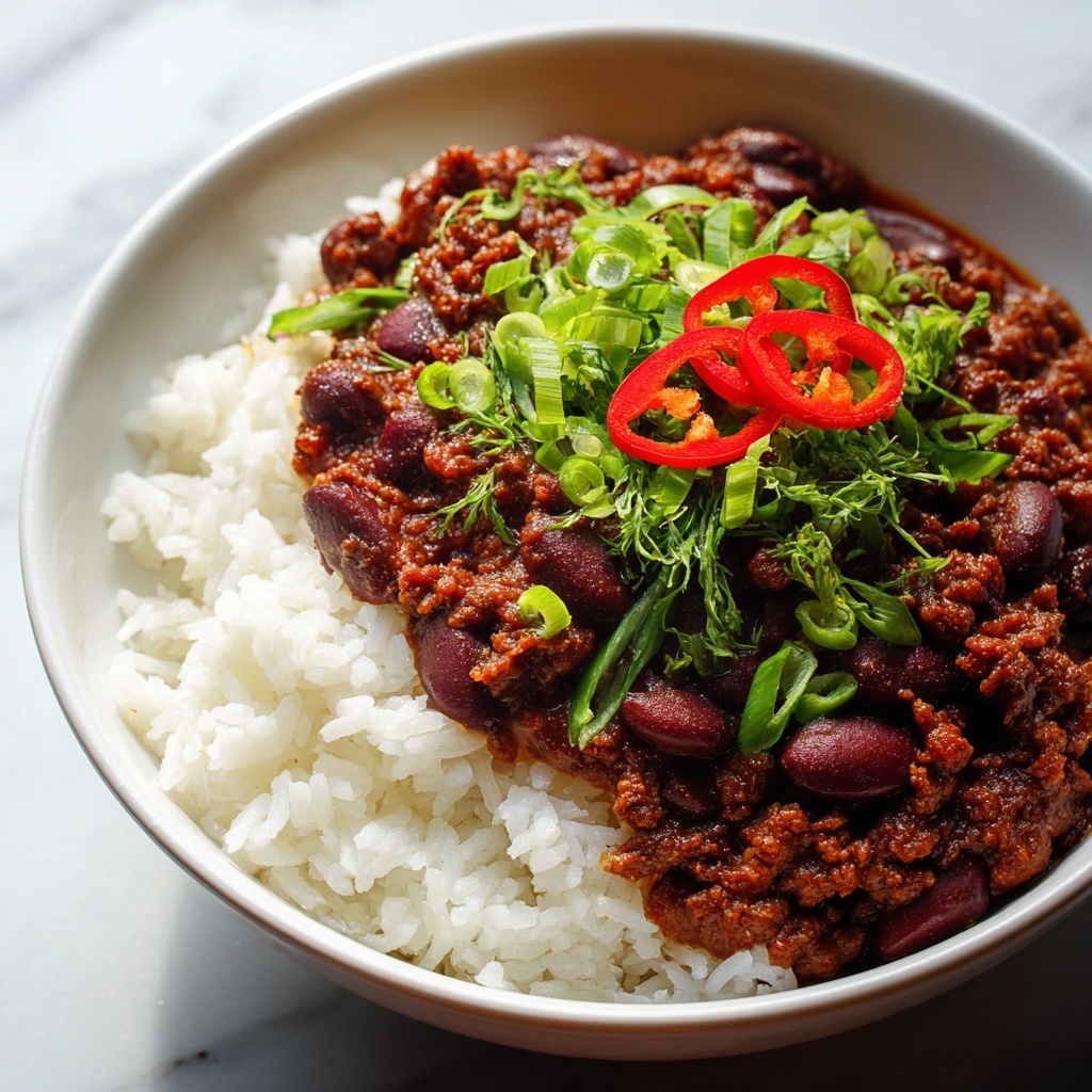 Easy Chili Beans and Rice Recipe - Recipe Image