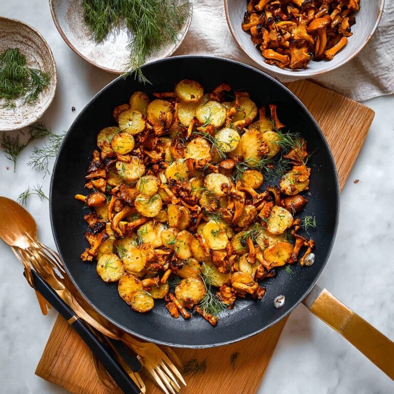 Pan-Fried Potatoes with Chanterelles Recipe