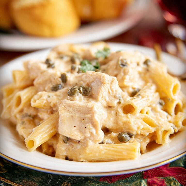Chicken Piccata Pasta Casserole Recipe