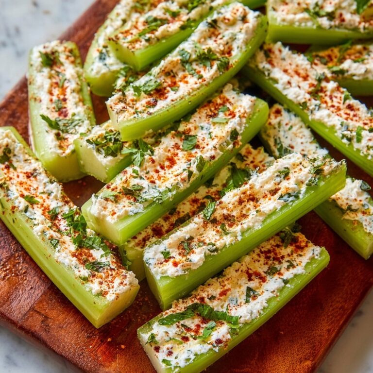 Italian Cream Cheese Stuffed Celery Recipe