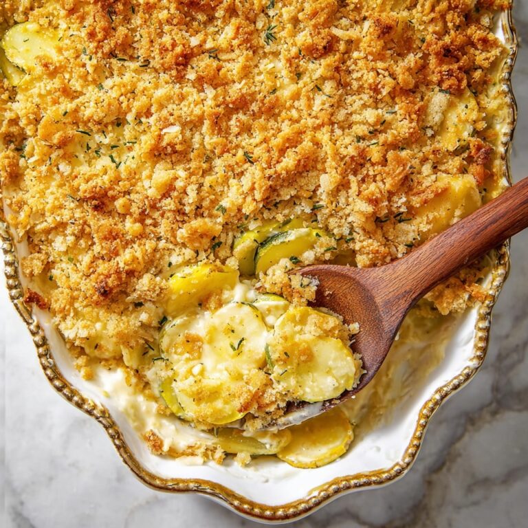 Cheesy Squash Casserole Recipe
