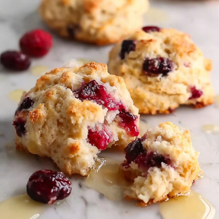 Cranberry Orange Swim Biscuits Recipe