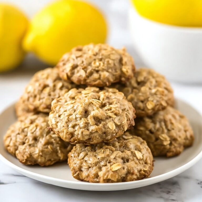 Lemon Oatmeal No Bake Cookies Recipe