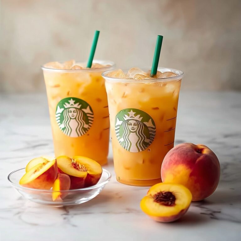 Iced Peach Green Tea Lemonade Recipe