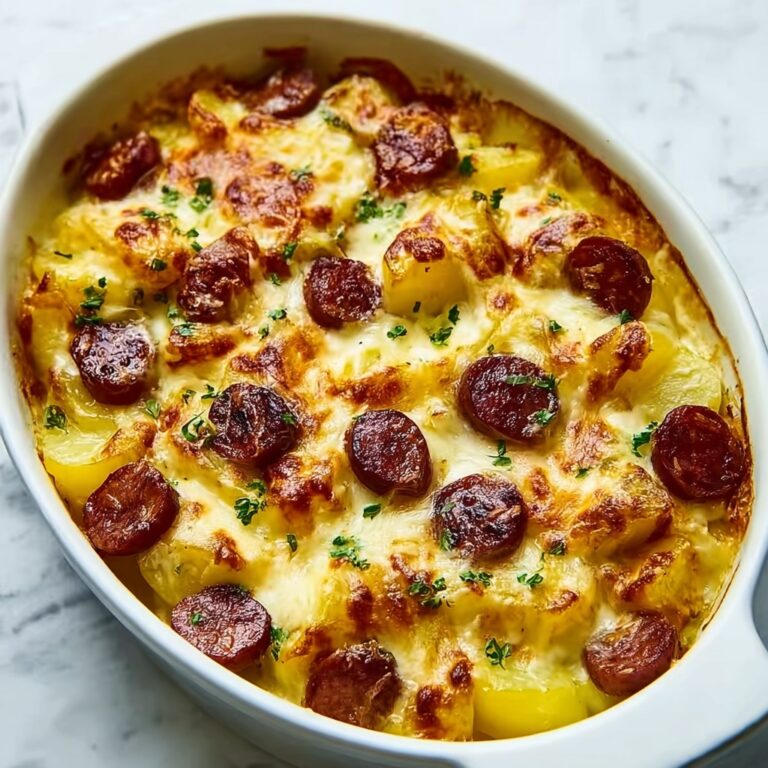 Cheesy Ranch Potatoes and Smoked Sausage Recipe