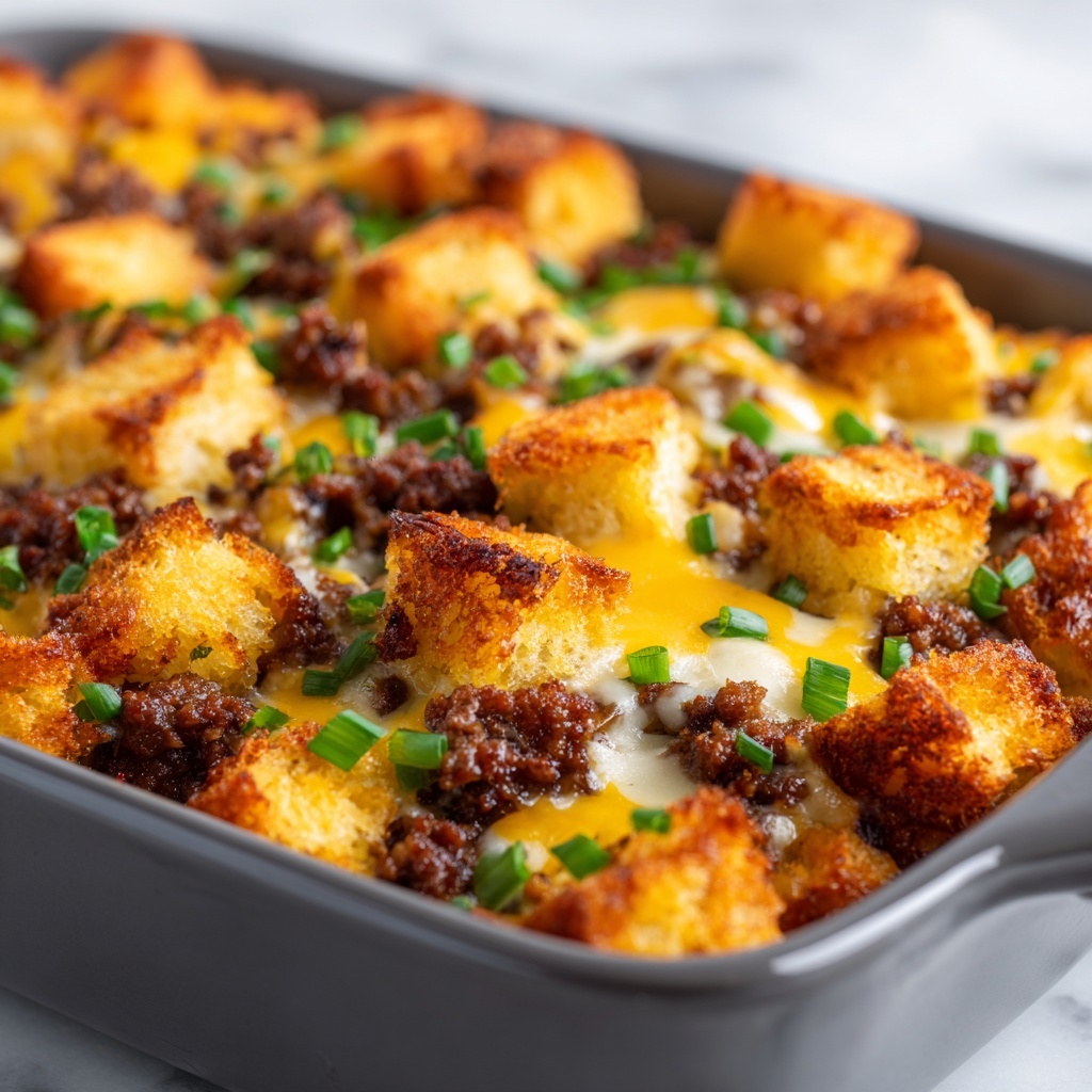 Tater Tot Casserole with Ground Beef Recipe - Recipe Image
