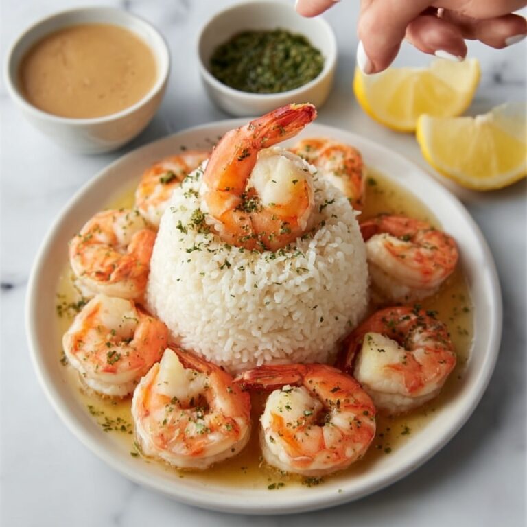 Garlic Butter Shrimp Stack Recipe