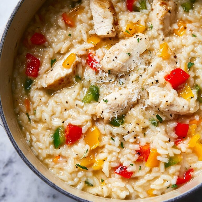 Chicken and Red Bell Pepper Risotto Recipe