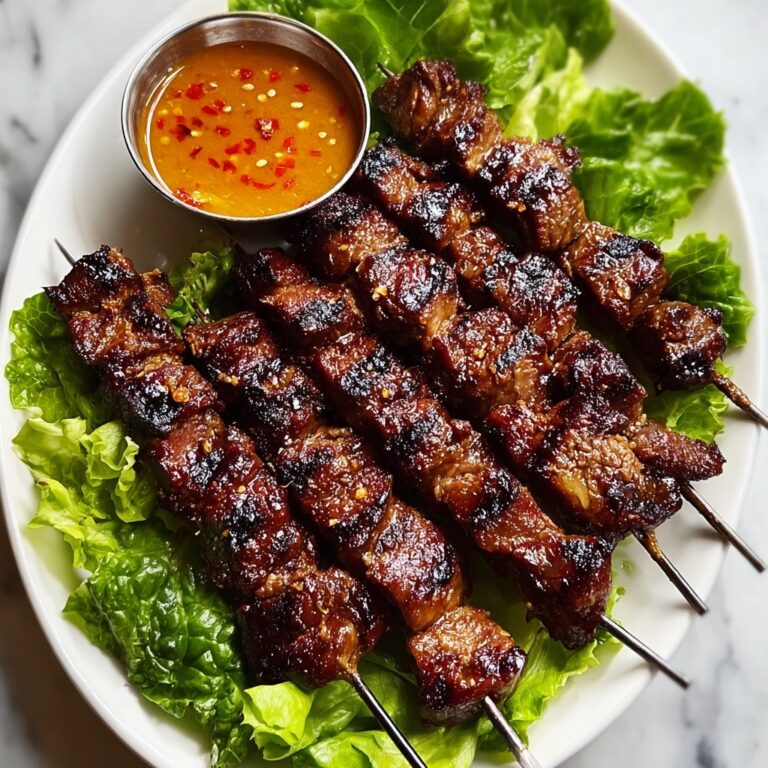 Grilled Thai Coconut Chicken Skewers with Peanut Sauce Recipe