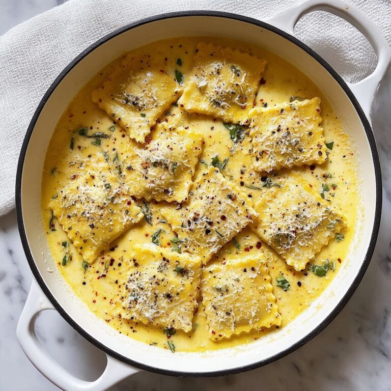 Creamy Lemon Herb Butter Ravioli Recipe