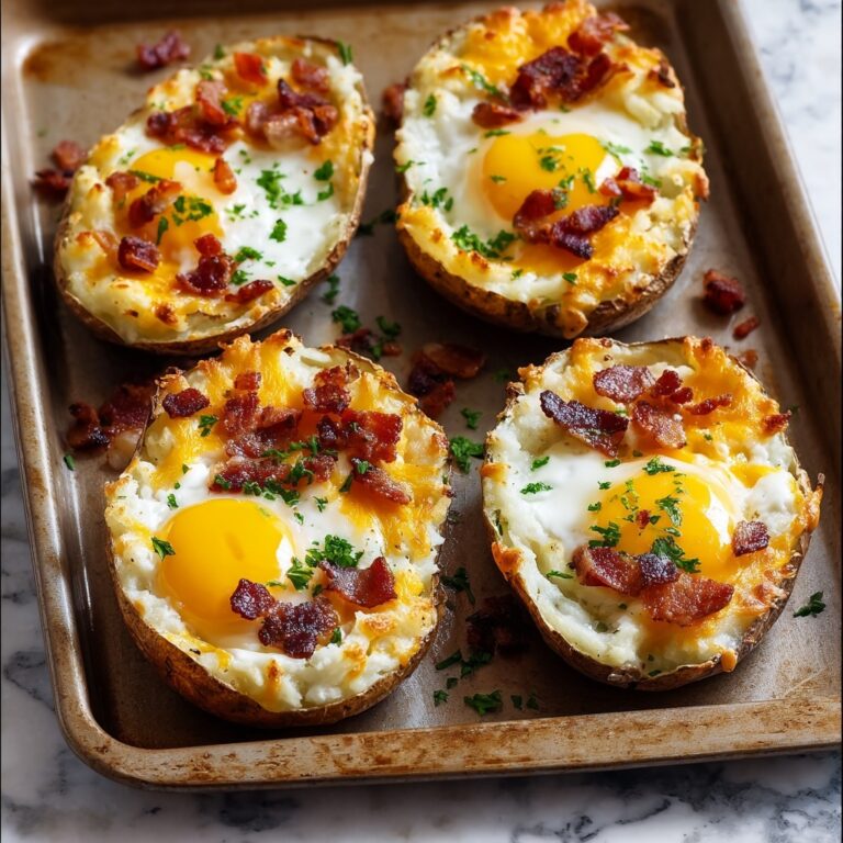 Twice Baked Loaded Breakfast Potatoes Recipe