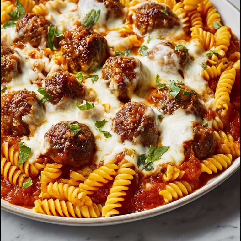 Dump and Bake Meatball Casserole Recipe