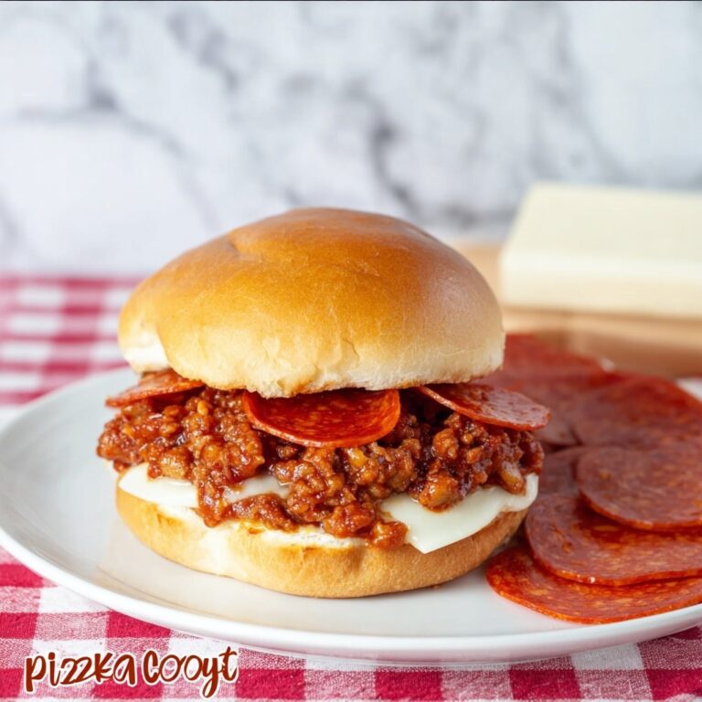 Crockpot Pizza Burgers Recipe