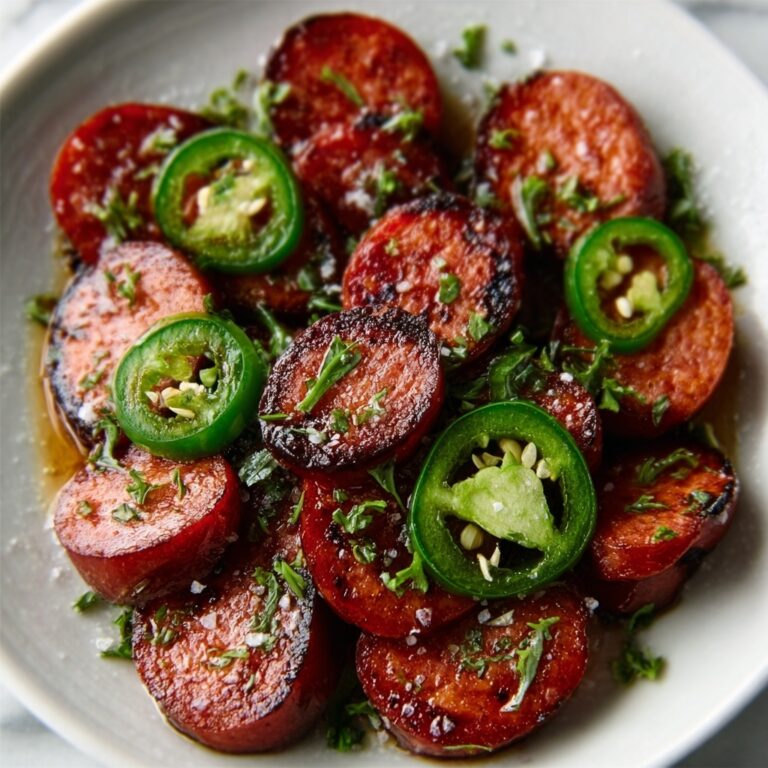 Roasted Red Pepper and Jalapeño Summer Sausage Recipe