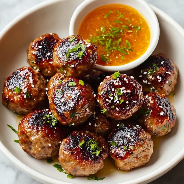 Korean BBQ Meatballs with Spicy Mayo Dip Recipe