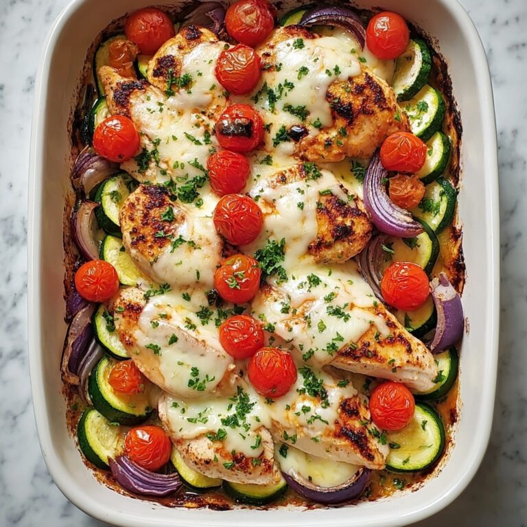 Mediterranean Chicken Zucchini Bake Recipe