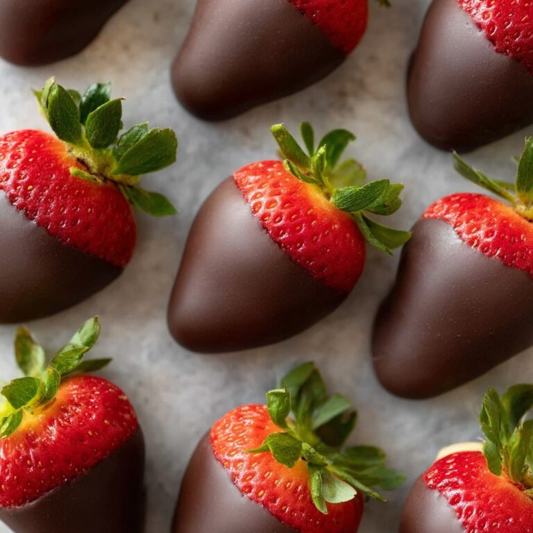 Gourmet Chocolate Covered Strawberries Recipe