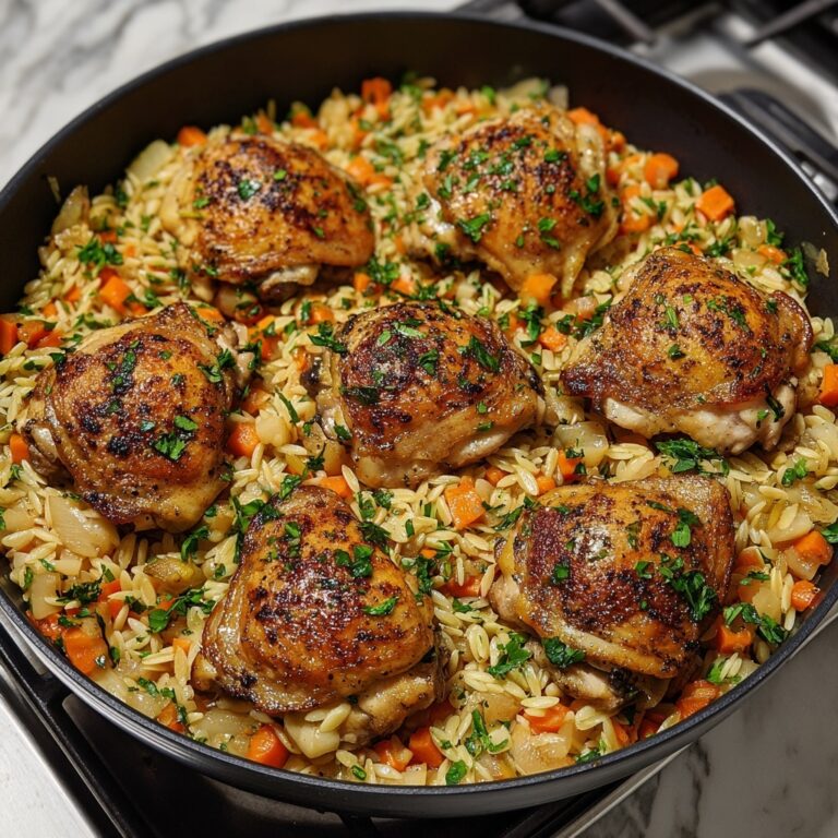 One Pot Chicken and Orzo Recipe