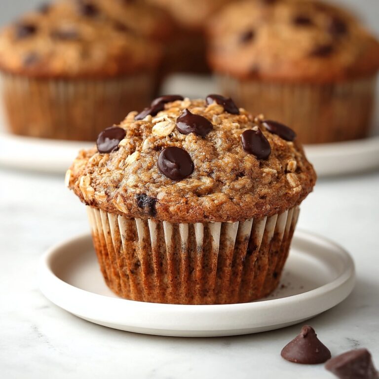 Oatmeal Chocolate Chip Greek Yogurt Muffins Recipe
