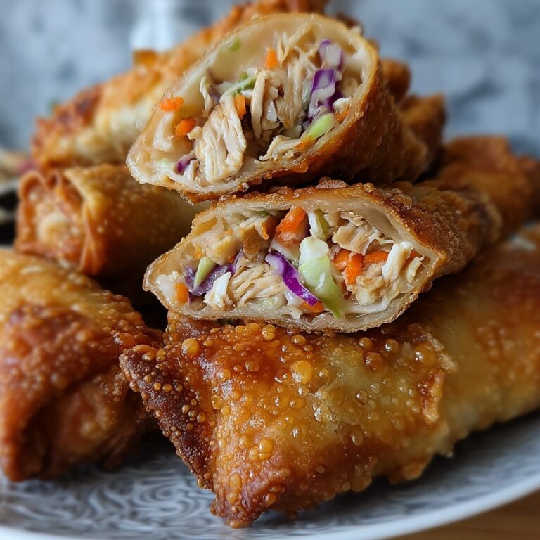 Chicken Coleslaw Egg Rolls Recipe