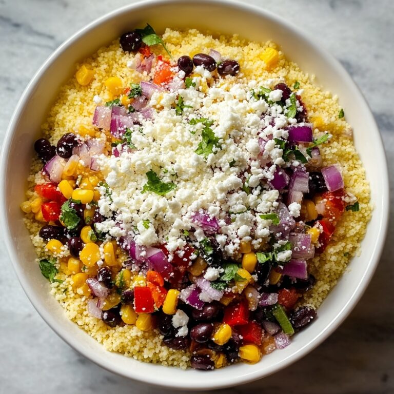 Couscous Black Beans Corn Feta Salad Recipe