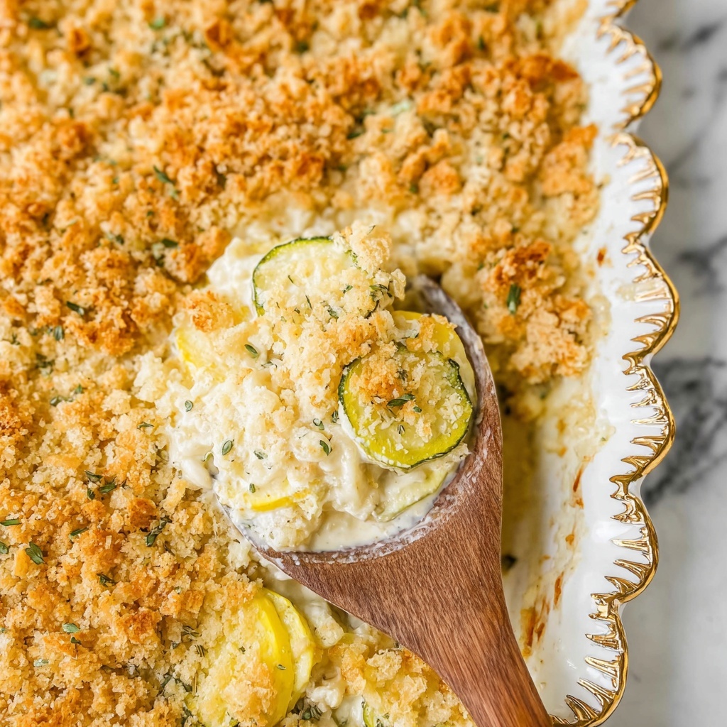 Cheesy Squash Casserole Recipe - Recipe Image