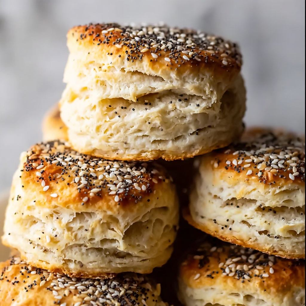 Everything Bagel Swim Biscuits Recipe - Recipe Image