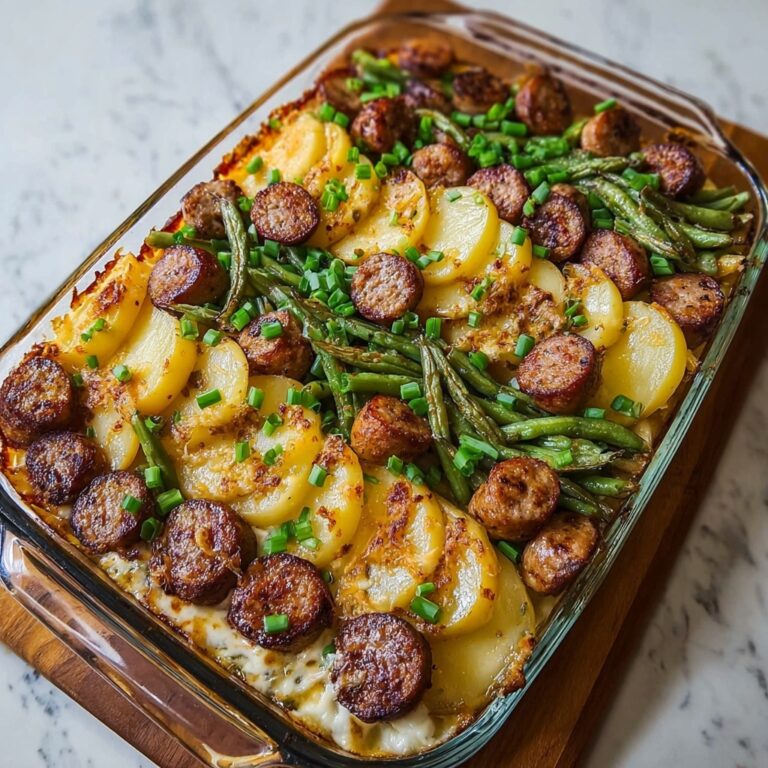 Sausage Green Bean and Potato Casserole Recipe