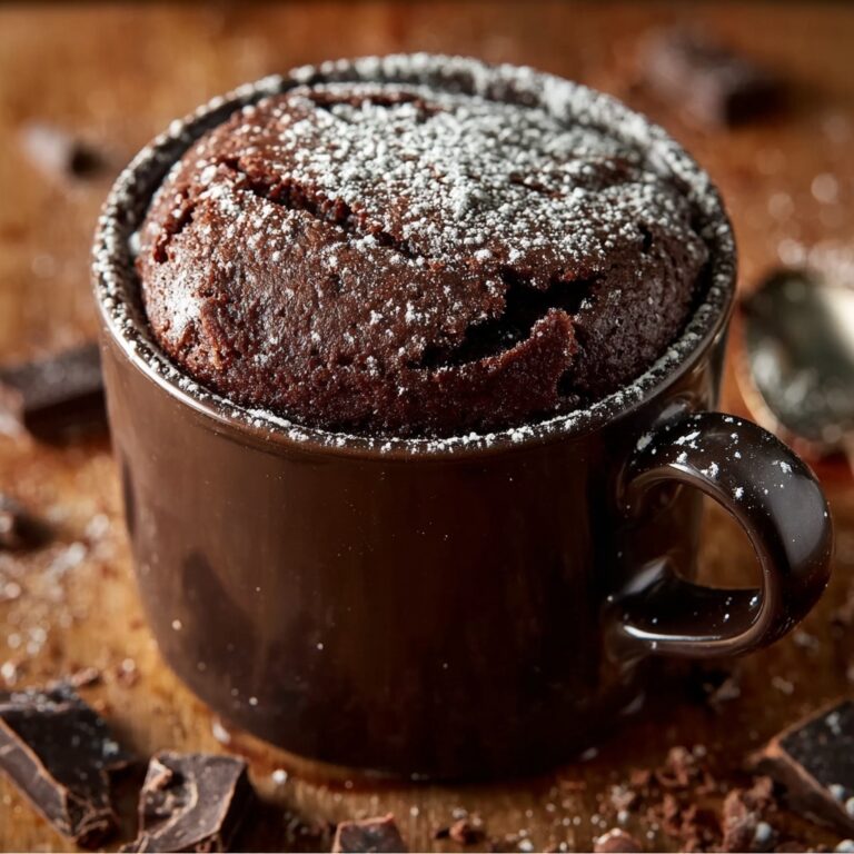 Flourless Chocolate Mug Brownie Recipe