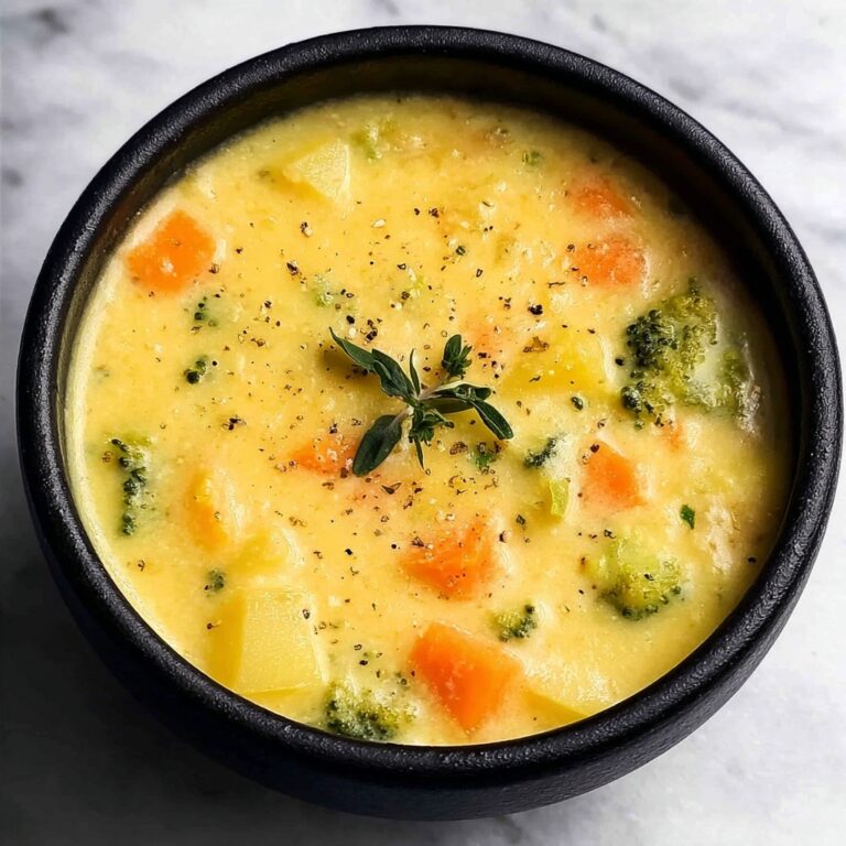 Broccoli Potato Cheddar Soup Recipe