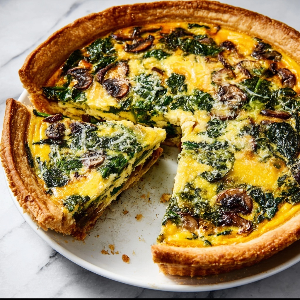 Savory Spinach Quiche Recipe - Recipe Image